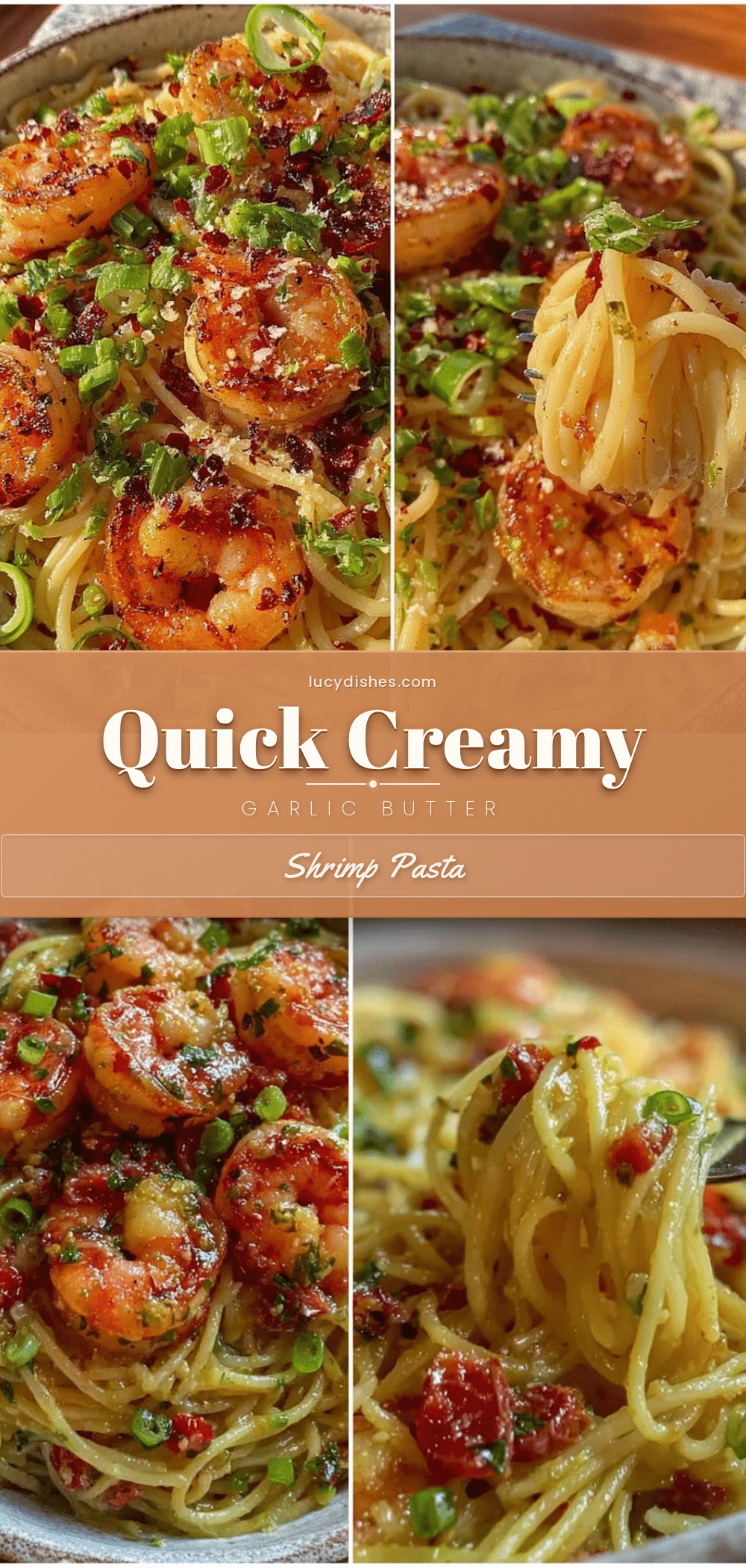 quick garlic butter shrimp pasta recipe