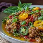 quick Thai basil ground turkey stir-fry - featured image