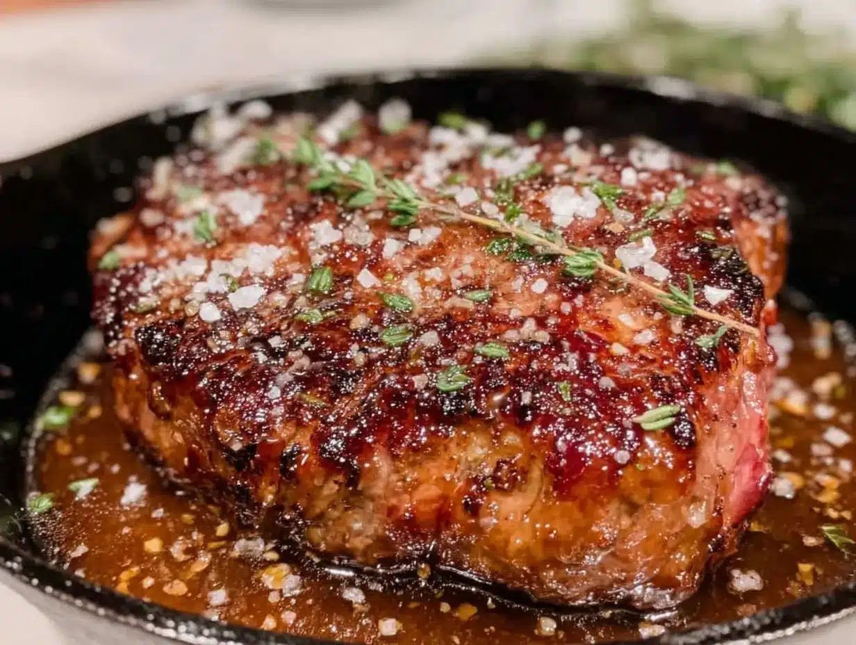 reverse seared ribeye steak preparation steps