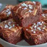 savory tahini swirl brownies - featured image