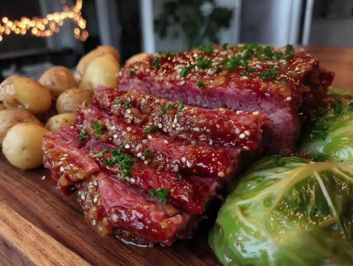 slow cooker corned beef and cabbage preparation steps