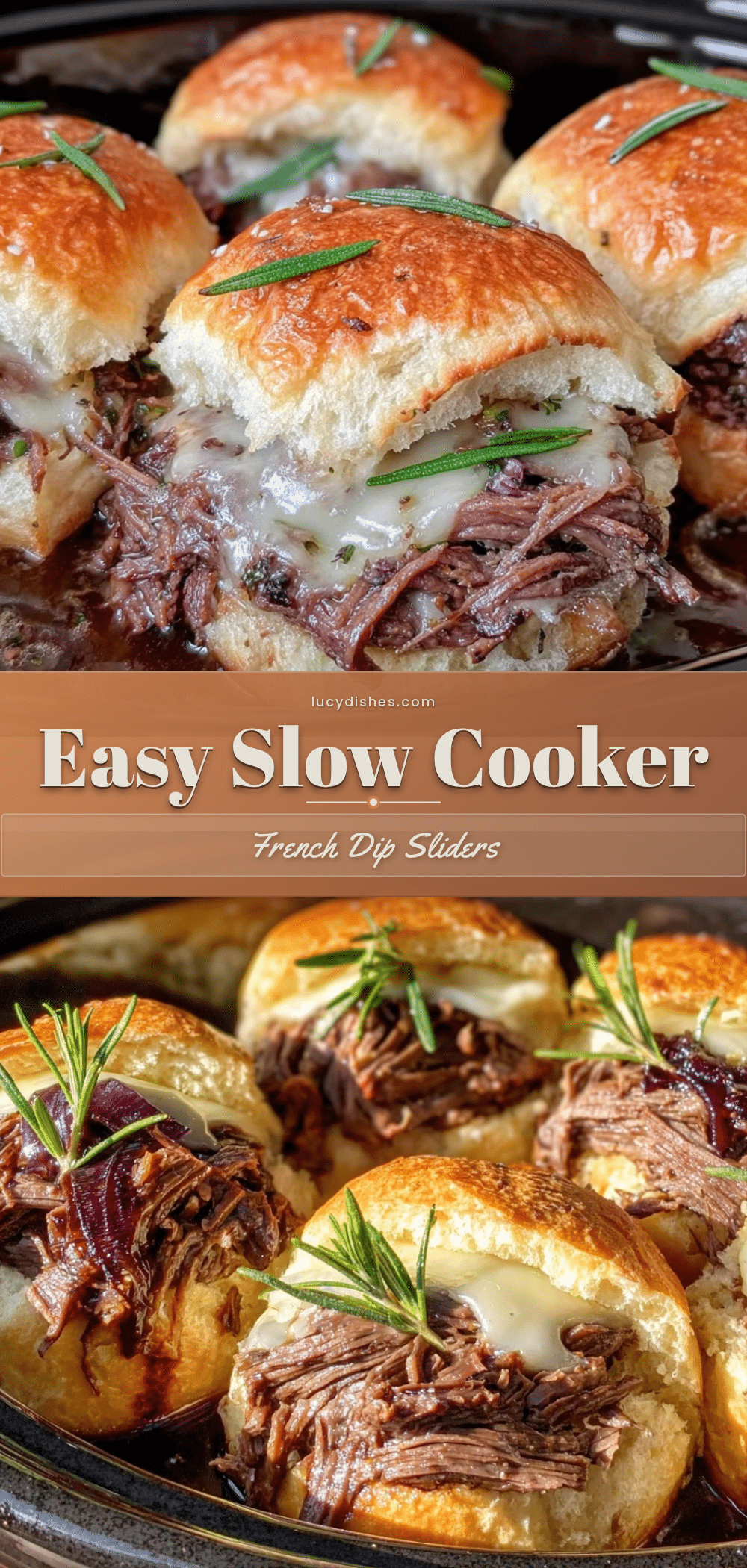 slow cooker french dip sliders recipe