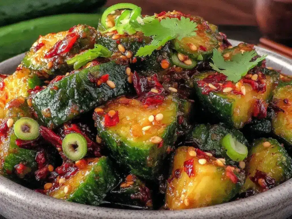 smashed cucumber salad - featured image