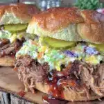 smoked pulled pork sandwiches - featured image