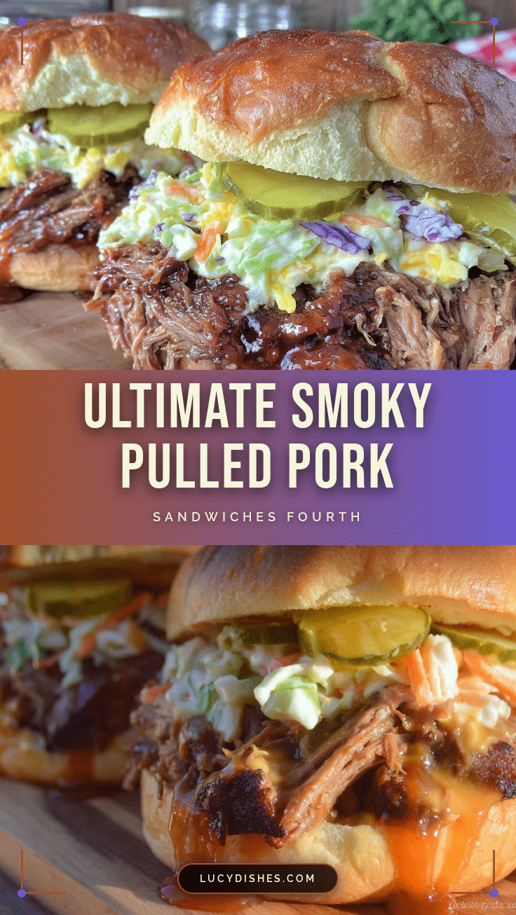 smoked pulled pork sandwiches recipe