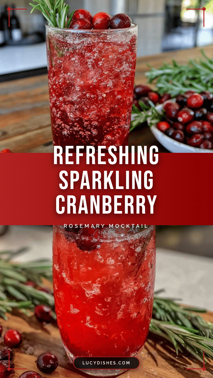 sparkling cranberry mocktail recipe