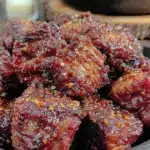 tender smoked brisket burnt ends oven recipe - featured image