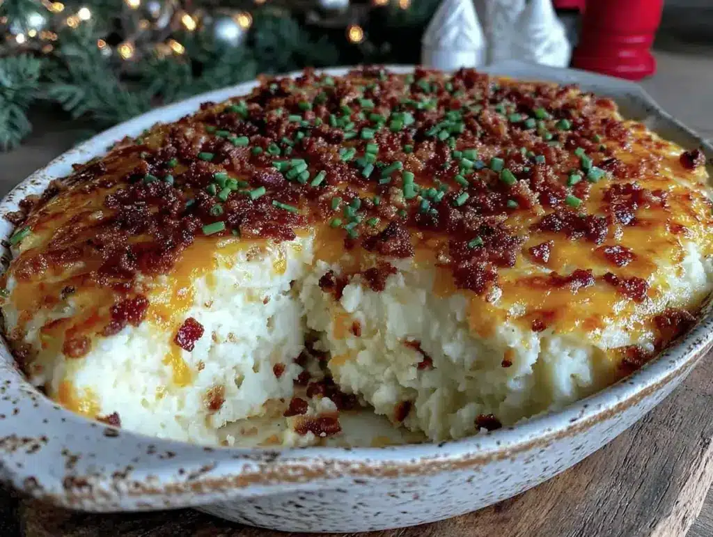 twice baked potato casserole - featured image