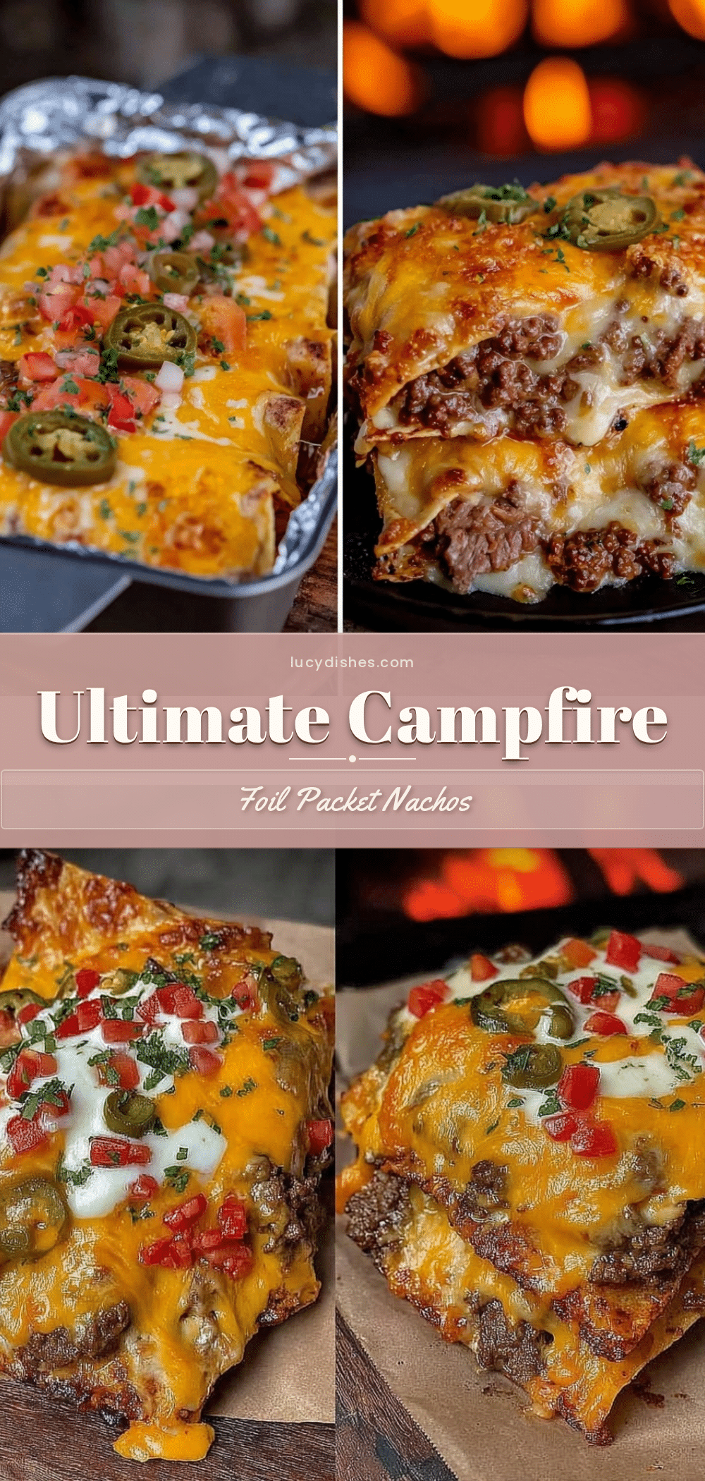 Ultimate Crispy Campfire Foil Packet Nachos recipe